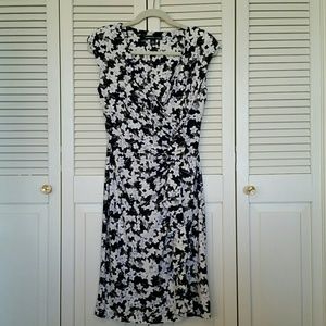 American Living Bodycon Faux Wrap Floral Dress